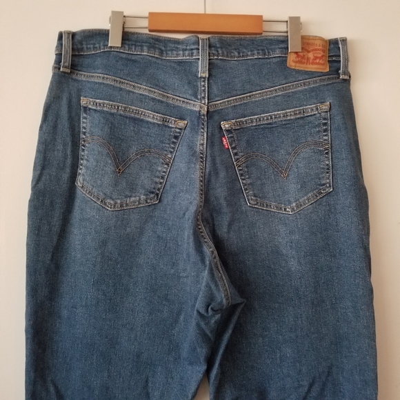 LEVI'S Ribcage Straight Ankle Jean Size 16W - Picture 6 of 15